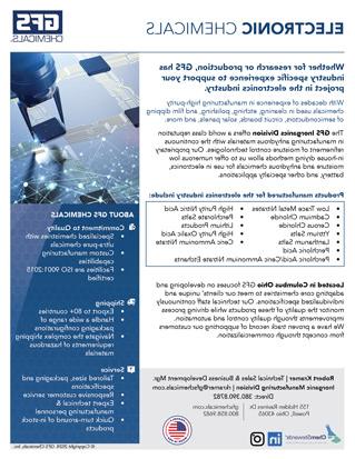 Electronic Chemicals GFS Chemical